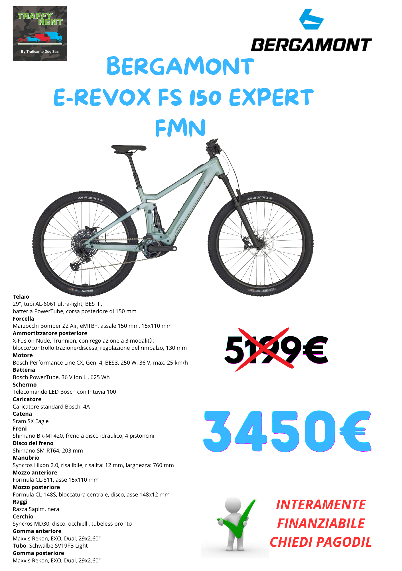 BERGAMONT E-REVOX FS 150 EXPERT FMN