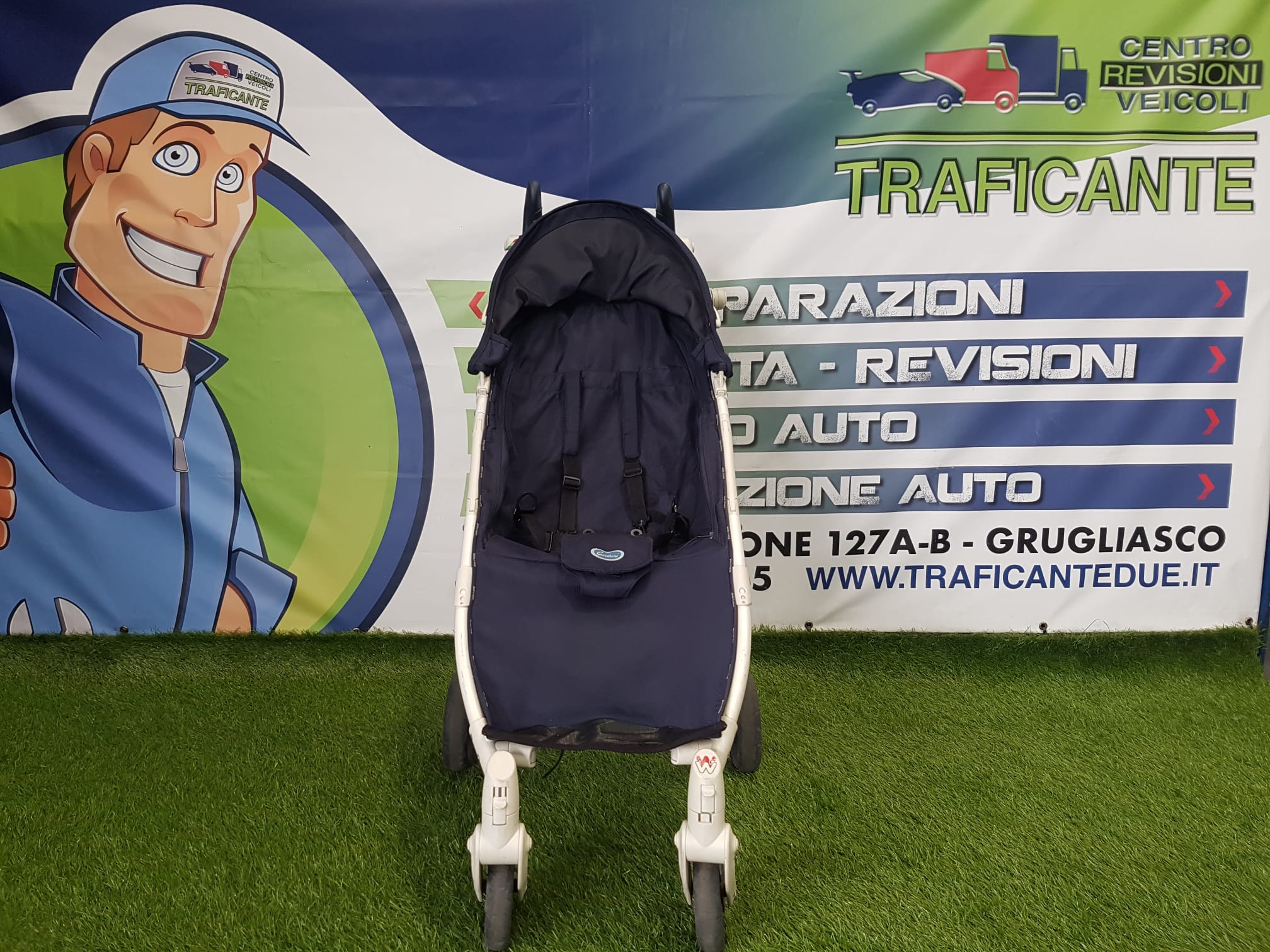 PASSEGGINO PIEGHEVOLE DA ZAINO WORLD WIDE DA PORTARE IN BICI